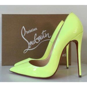 Christian Louboutin Neon Green Yellow So Kate 140